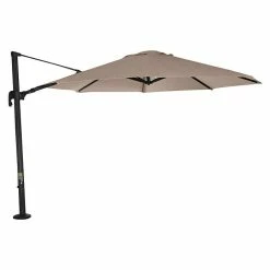 BAUHAUS Siena Garden Ampelschirm Alphawing N+ Taupe-meliert, Durchmesser: 350 Cm