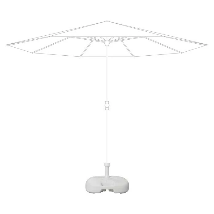 BAUHAUS Doppler Schirmständer 46 X 45 Cm, Weiß 5 BAUHAUS Doppler Schirmständer 46 X 45 Cm, Weiß – Bild 5