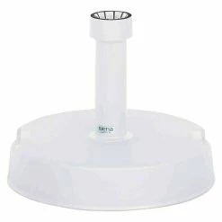 BAUHAUS Siena Garden Schirmständer Weiß, 30 Kg, Für Rohrdurchmesser: 21 Mm - 54 Mm