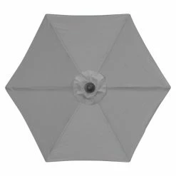 BAUHAUS Derby Basic Lift Sonnenschirm Neo Hellgrau, Durchmesser: 180 Cm -Bauhaus Shop 12 680