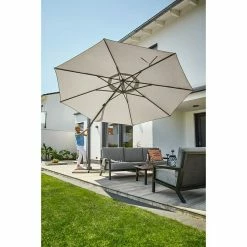 BAUHAUS Sunfun Melina Ampelschirmgestell Durchmesser: 400 Cm, Aluminium, Rund 9 BAUHAUS Sunfun Melina Ampelschirmgestell Durchmesser: 400 Cm, Aluminium, Rund -Bauhaus Shop 12 696