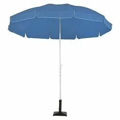 BAUHAUS Sunfun Balkonschirm Provence II Blau, Durchmesser: 250 Cm