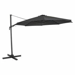 BAUHAUS Siena Garden Ampelschirm California N+ Anthrazit, Durchmesser: 350 Cm