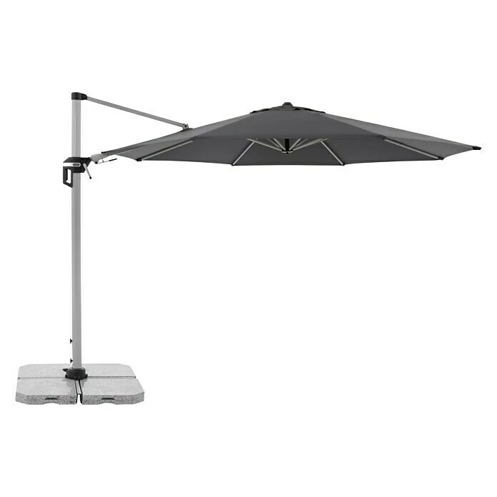 BAUHAUS Doppler Active Pendelschirm Anthrazit, 370 Cm 1 BAUHAUS Doppler Active Pendelschirm Anthrazit, 370 Cm