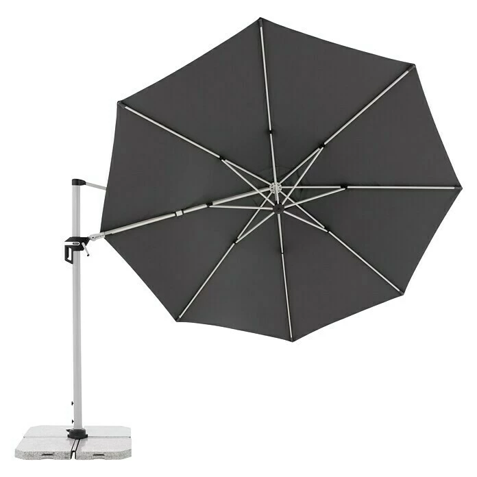 BAUHAUS Doppler Active Pendelschirm Anthrazit, 370 Cm 4 BAUHAUS Doppler Active Pendelschirm Anthrazit, 370 Cm – Bild 4