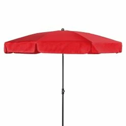 BAUHAUS Doppler Sunline Sonnenschirm Neo Rot, Ø X H: 200 X 240 Cm