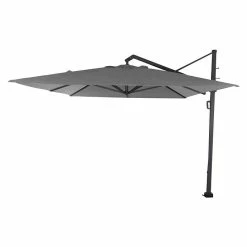 BAUHAUS Siena Garden Ampelschirm Stratos Grau-meliert, L X B: 400 X 300 Cm