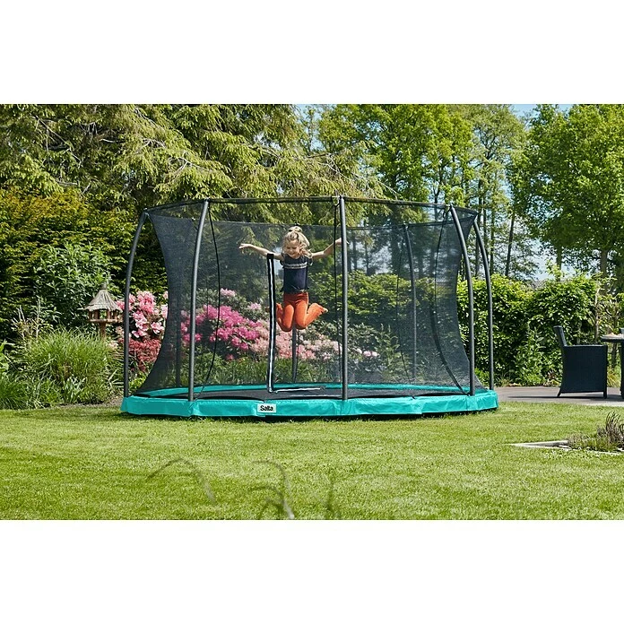BAUHAUS Salta Trampolin Comfort Edition Ground Durchmesser: 183 Cm, Grün 3 BAUHAUS Salta Trampolin Comfort Edition Ground Durchmesser: 183 Cm, Grün – Bild 3