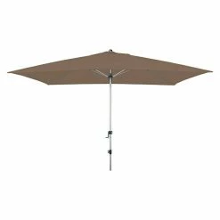 BAUHAUS Doppler Expert Sonnenschirm Auto Tilt Greige, 300 X 200 Cm