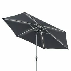 Alternative view of BAUHAUS Doppler Active LED-Sonnenschirm Auto Tilt Anthrazit, Durchmesser: 300 Cm