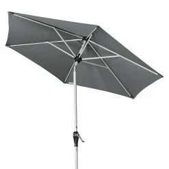 Alternative view of BAUHAUS Doppler Active Kurbelschirm Auto Tilt Anthrazit, Durchmesser: 210 Cm