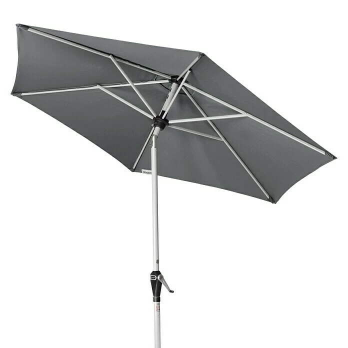 BAUHAUS Doppler Active Kurbelschirm Auto Tilt Anthrazit, Durchmesser: 210 Cm 2 BAUHAUS Doppler Active Kurbelschirm Auto Tilt Anthrazit, Durchmesser: 210 Cm – Bild 2