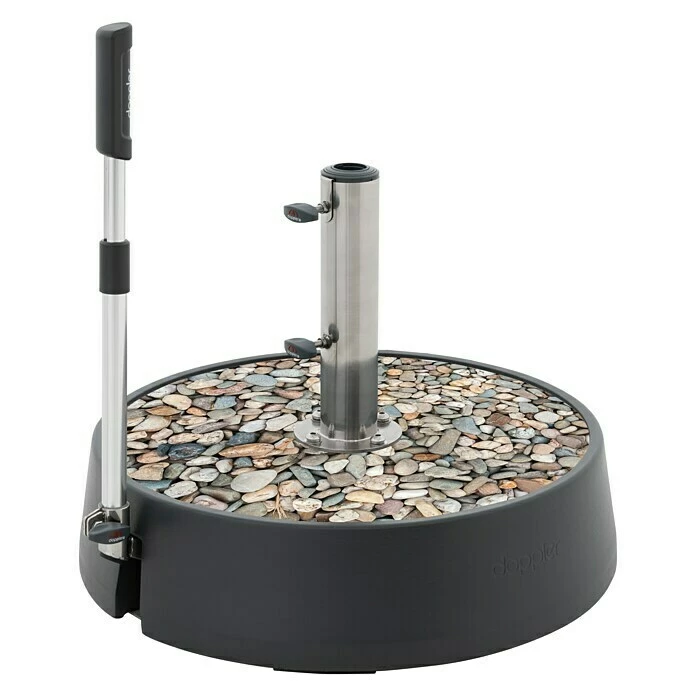 BAUHAUS Doppler Expert Abdeckplatte Easy Move Kieselstein, Passend Für: Doppler Expert Granitschirmständer Easy Move 3 BAUHAUS Doppler Expert Abdeckplatte Easy Move Kieselstein, Passend Für: Doppler Expert Granitschirmständer Easy Move – Bild 3