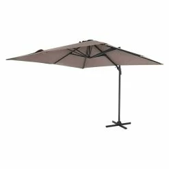 BAUHAUS Siena Garden Ampelschirm California N+ Taupe, L X B: 300 X 300 Cm