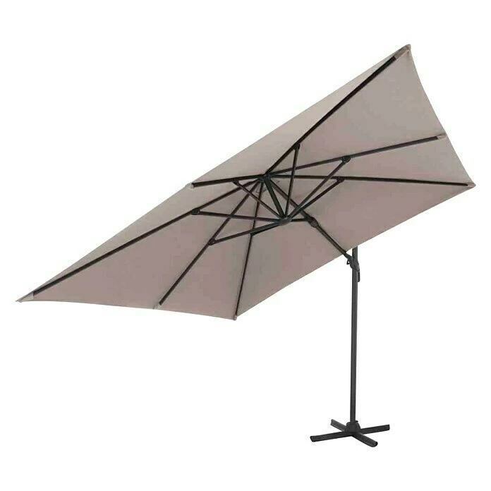 BAUHAUS Siena Garden Ampelschirm California N+ Taupe, L X B: 300 X 300 Cm 3 BAUHAUS Siena Garden Ampelschirm California N+ Taupe, L X B: 300 X 300 Cm – Bild 3